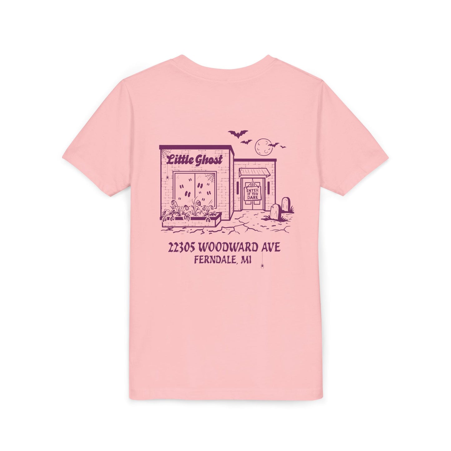 Youth Haunted Building T-Shirt