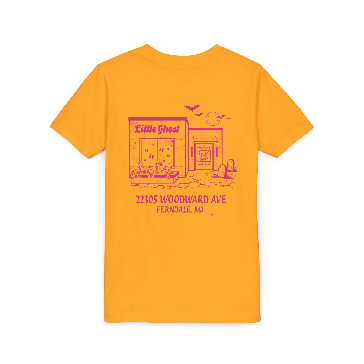 Youth Haunted Building T-Shirt